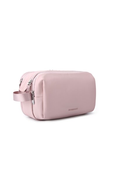 BAGSMART Baby Pink On-road Toiletry Bag