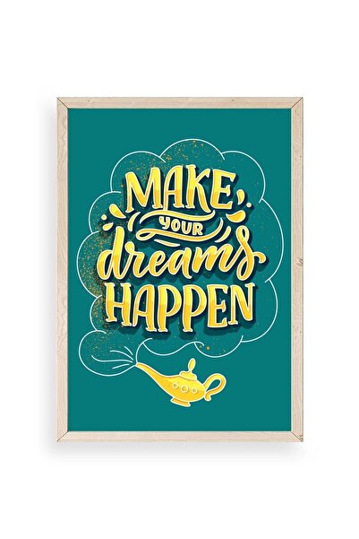 CT STONES Motto Wooden Framed Painting