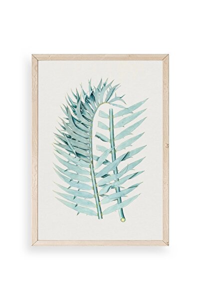 CT STONES Leaves Wooden Framed Painting