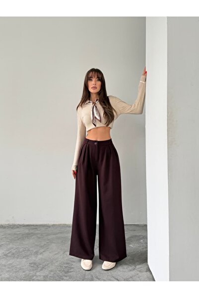 mydukkan.co Three-Pile Palazzo Pants