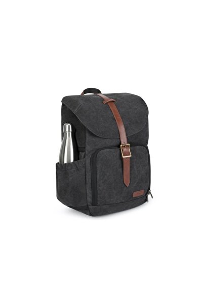 BAGSMART حقيبة ظهر كاميرا أنيستون السوداء