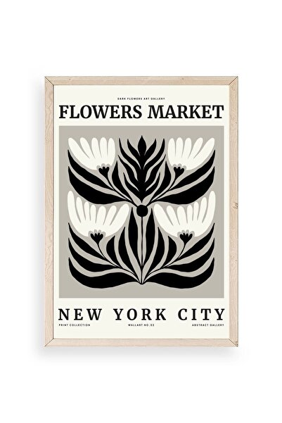 CT STONES Flower Wooden Framed Painting