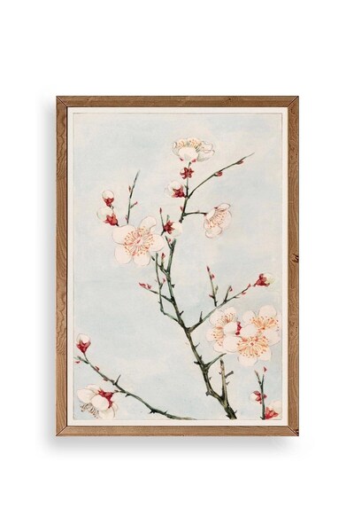 CT STONES Cherry Blossom Wooden Framed Painting