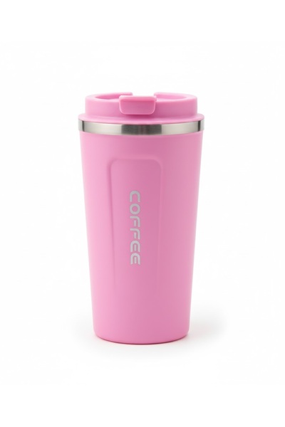 mawfoor كوب قهوة حافظ للحرارة وردي- 330 مل