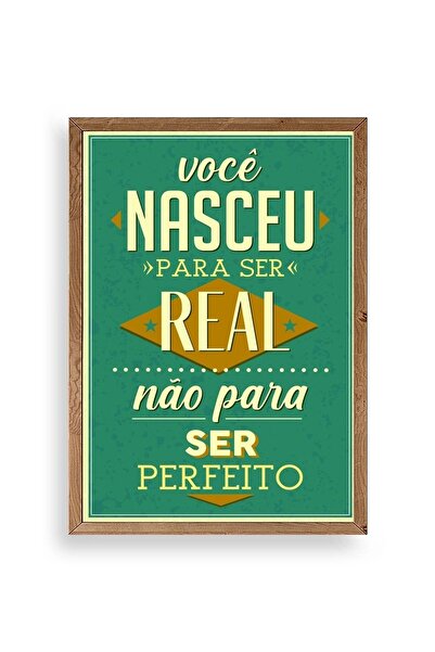 CT STONES Motto Wooden Framed Painting