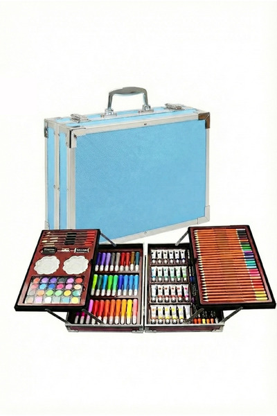 REZZOSS مجموعة فنية، مجموعة رسم احترافية من 145 قطعة مع صندوق ألومنيوم محمول،...