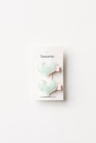 Banamio Sequin Double Heart Buckle