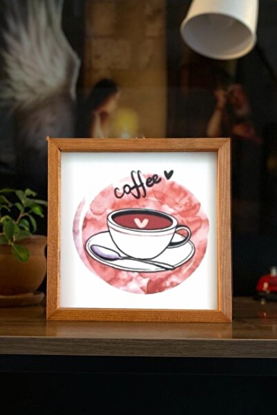 CT STONES Coffee Corner Cup Wooden Frame