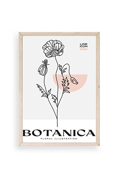 CT STONES Flower Wooden Framed Painting