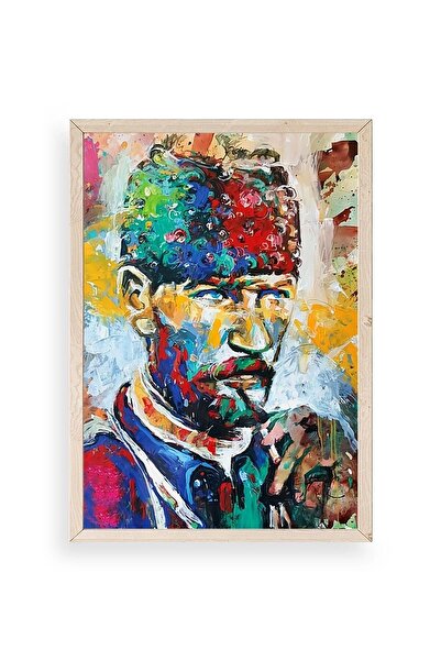 CT STONES Ataturk Wooden Framed Painting