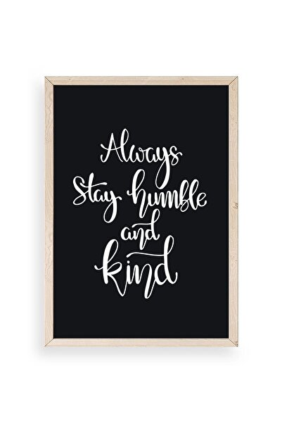 CT STONES Motto Wooden Framed Painting