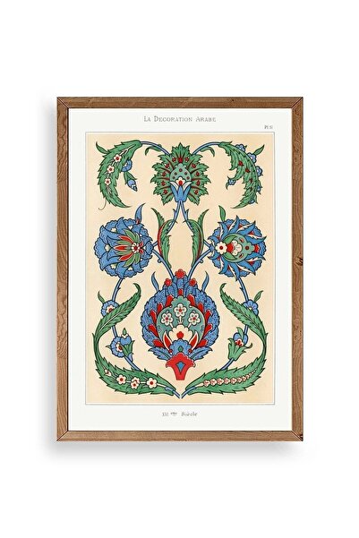 CT STONES Tile Motif Panel Wooden Framed Painting