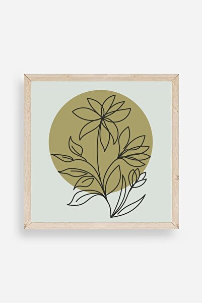 CT STONES Flower Wooden Framed Painting