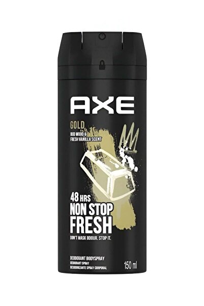 Axe Gold Oud Wood and Fresh Vanilla Scent Deodorant Bodyspray 150ml