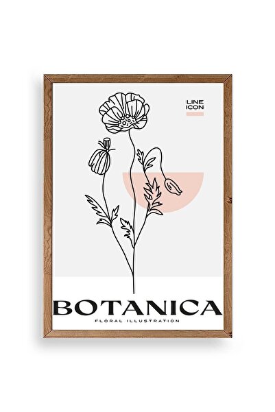 CT STONES Flower Wooden Framed Painting