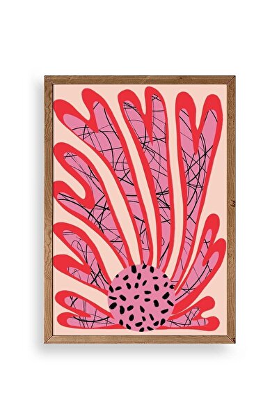 CT STONES Flower Wooden Framed Painting