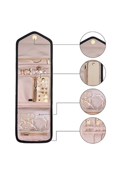 BAGSMART منظم مجوهرات قابل للطي من بلاك بيري