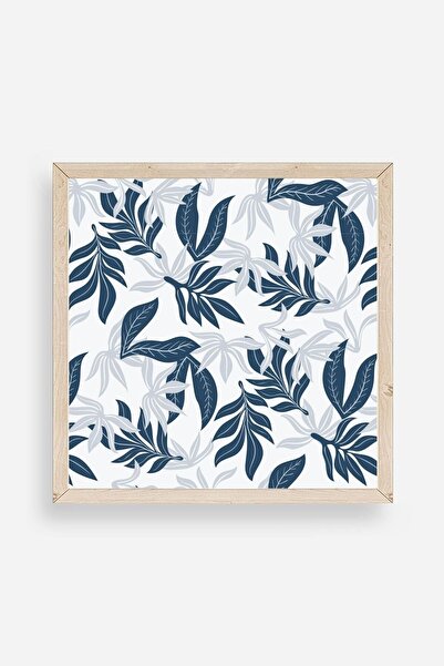 Twin Store لوحة بإطار خشبي على شكل ورقة شجر
