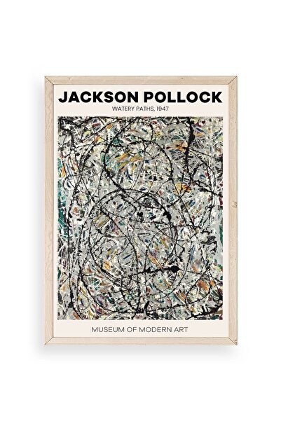 CT STONES Jackson Polloc Wooden Framed Painting