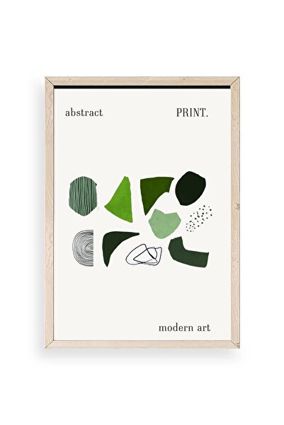 CT STONES Abstract Wooden Framed Painting