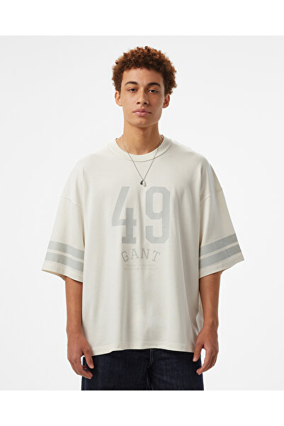 Gant Hoss X 49 Graphic Unisex Beyaz T-Shirt
