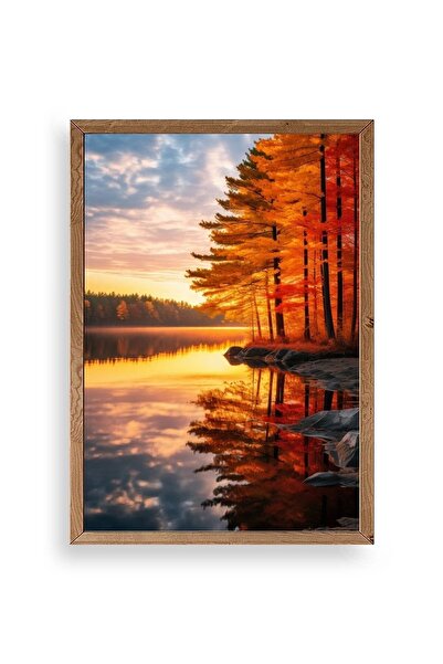 CT STONES Landscape Wooden Framed Painting