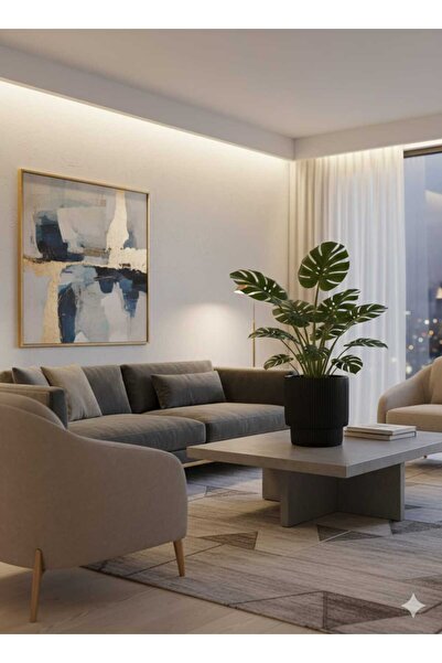 polivahome Vega Model Büyük Dekoratif Modern Saksı Ve Vazo 20 Lt ( 31,5 Cm X 32 Cm ) İçsiz