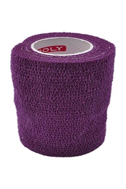 Copoly Bandaj elastic autoadeziv 10 cm - Vișiniu