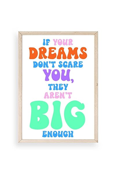 CT STONES Motto Wooden Framed Painting