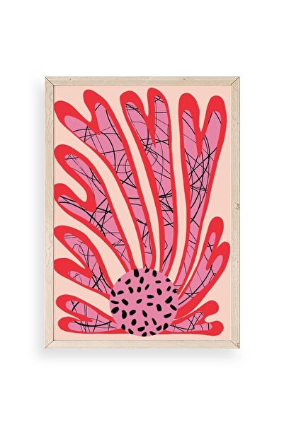 CT STONES Flower Wooden Framed Painting