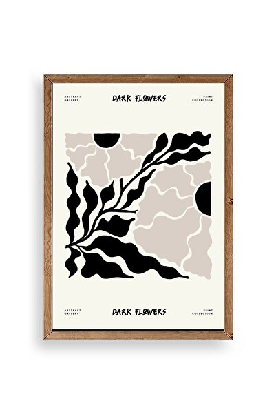 CT STONES Flower Wooden Framed Painting