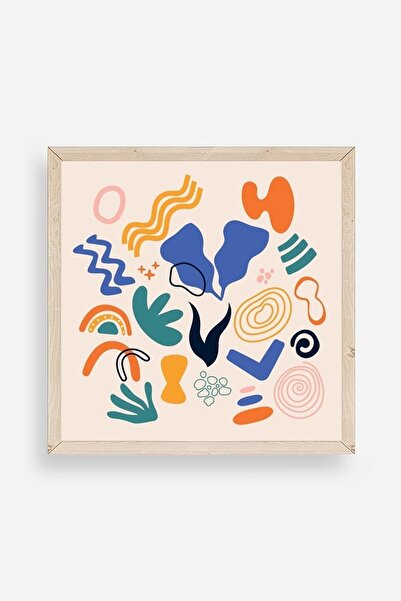 CT STONES Illustration Wooden Framed Picture