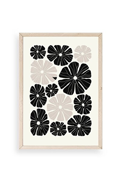 CT STONES Flower Wooden Framed Painting