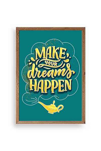 CT STONES Motto Wooden Framed Painting