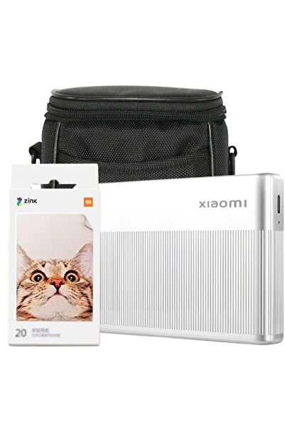Xiaomi Imprimantă foto instantanee 1S portabilă cu hârtie foto 2x20 și carcas...