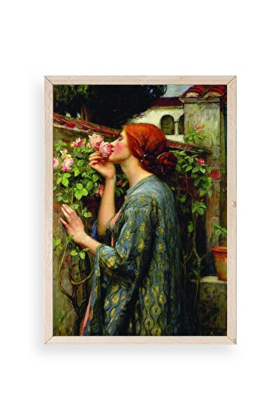 CT STONES Woman Wood Framed Table