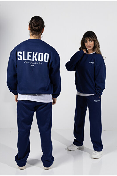 SLEKOO سترة كبيرة الحجم للجنسين