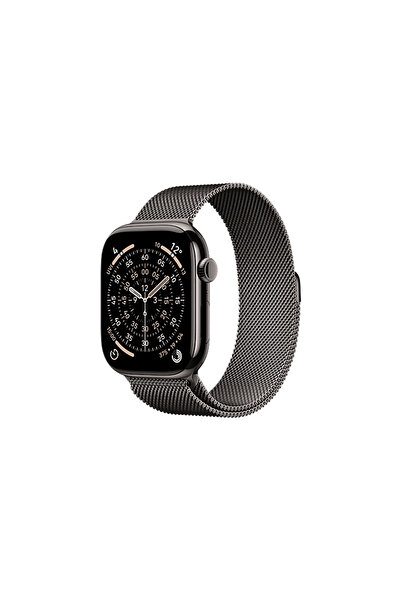 Apple MFD34TU/A Watch Series 11 GPS + Cellular 46mm Slate Titanium Case with Slate Milanese Loop -
