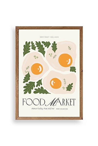 Twin Store لوحة بيضة مؤطرة بالخشب