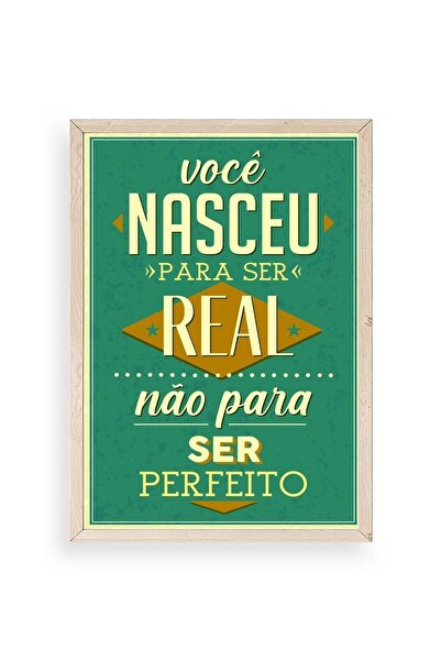 CT STONES Motto Wooden Framed Painting