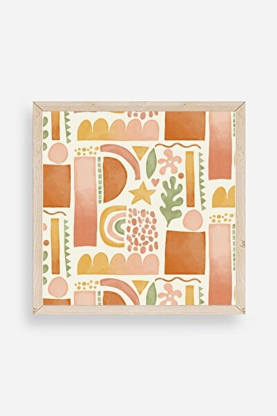 CT STONES Abstract Wooden Framed Painting