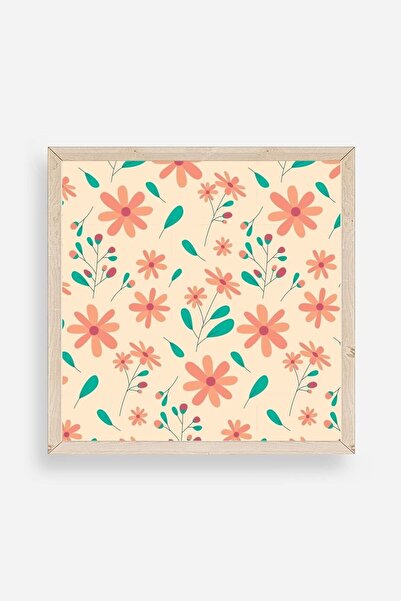 CT STONES Flower Wooden Framed Painting