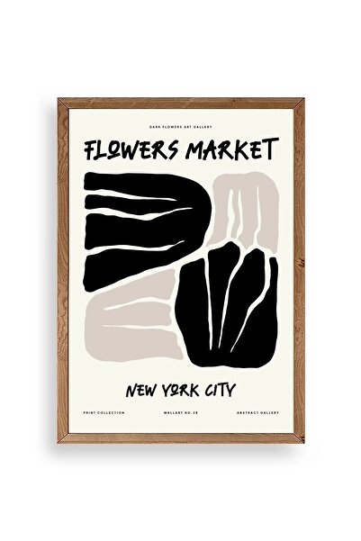 CT STONES Flower Wooden Framed Painting