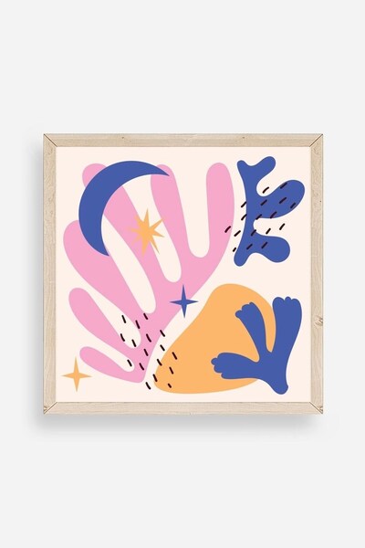 CT STONES Abstract Wooden Framed Painting