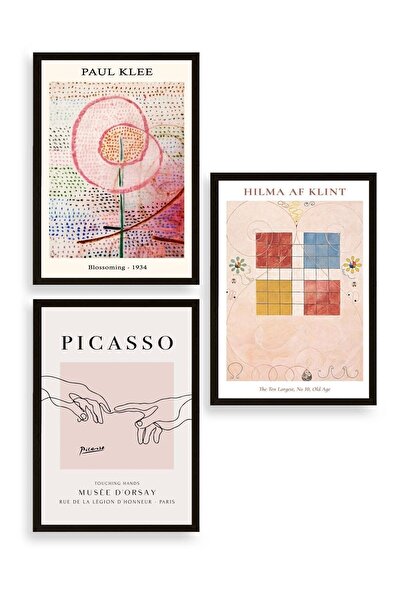 Twin Store اللوحات الشهيرة اللوحة الخشبية الثلاثية المؤطرة