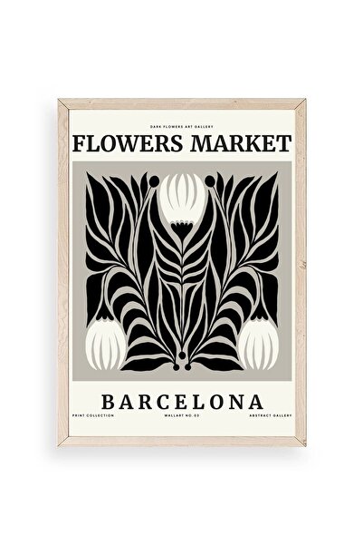 CT STONES Flower Wooden Framed Painting