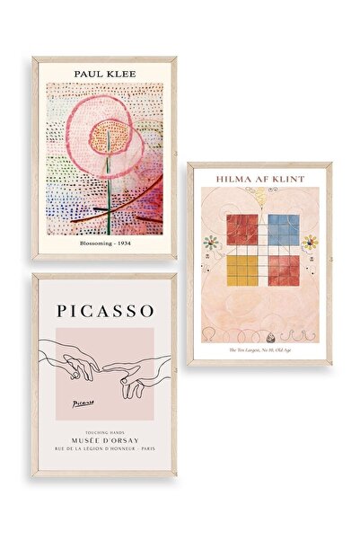 Twin Store اللوحات الشهيرة اللوحة الخشبية الثلاثية المؤطرة