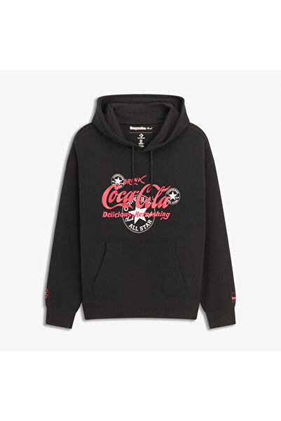 Converse x Coca-Cola Erkek Siyah Hoodie