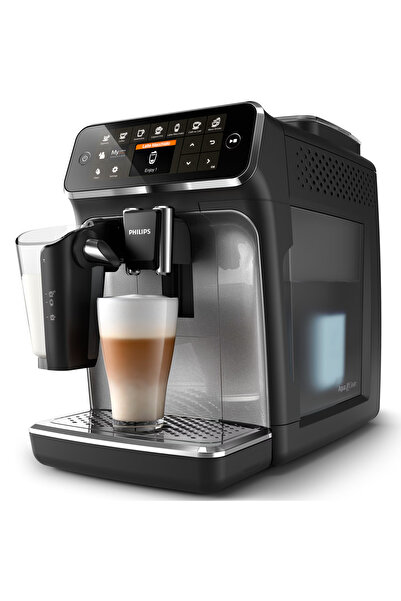 Philips Automatic espresso machine EP4346/71 4300 series, 15 bar pressure, LatteGO milk solution, 8 types