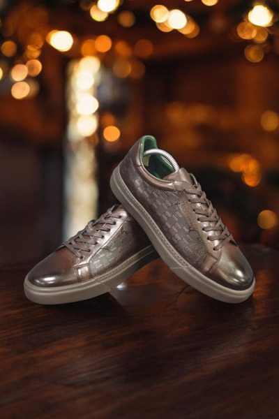 VİVA SHOES 100% Genuine Leather Eva Sole Casual Men's Shoes